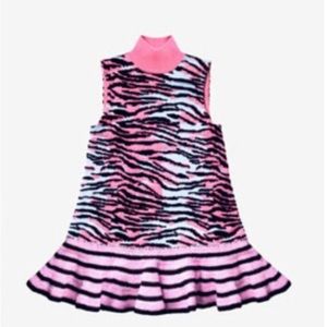 Kenzo for H&M Cocktail knitted Animal Zébra Print Dress